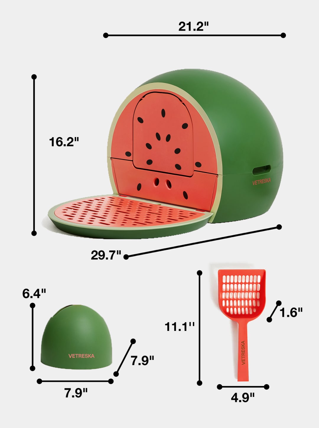 Covered Cat Litter Box