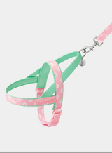 Pet Harness &amp; Leash Set – Flora Print, Lightweight, XS–M